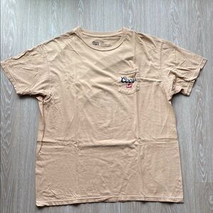 Mens Tan Coors Banquet T Shirt